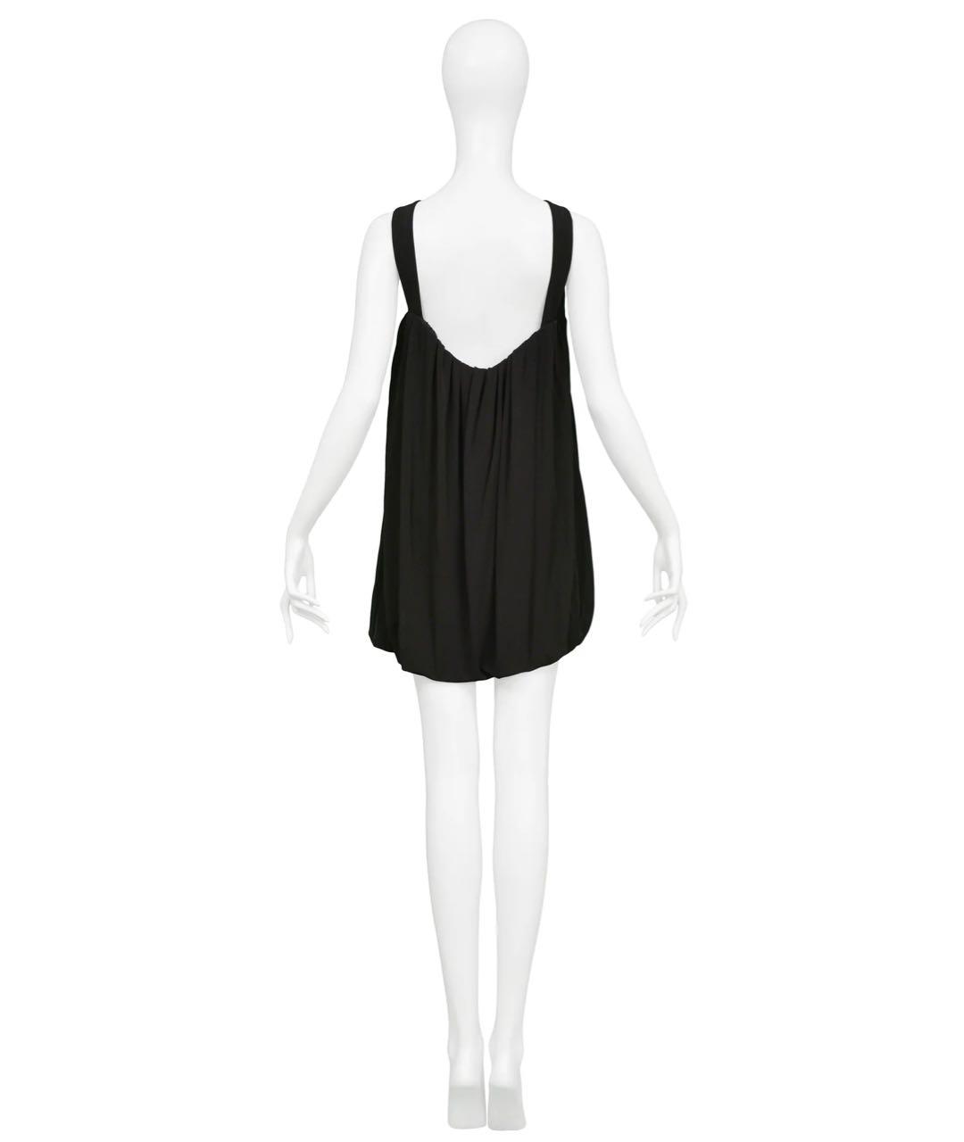 BALENCIAGA Черное вискозное коктейльное платье, фото 2