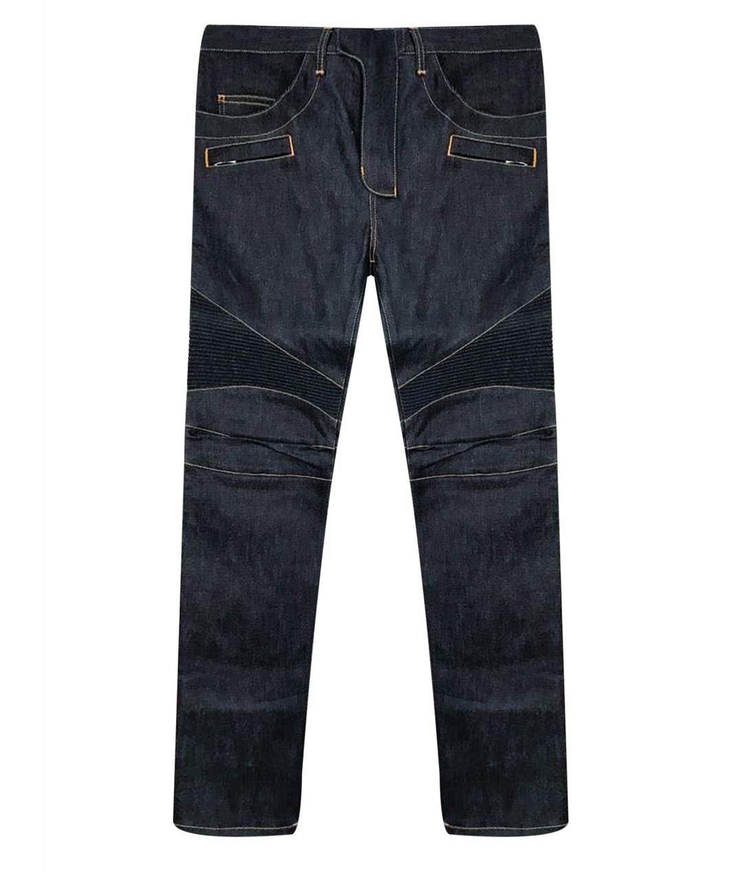 BALMAIN Синие прямые джинсы, фото 1