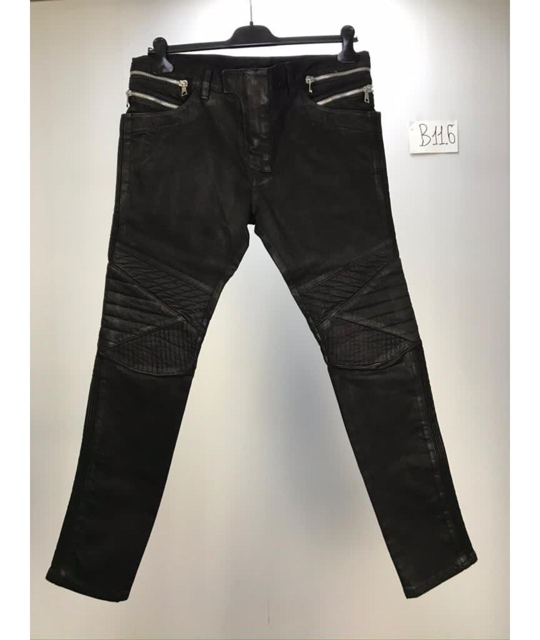 BALMAIN Черные прямые джинсы, фото 6