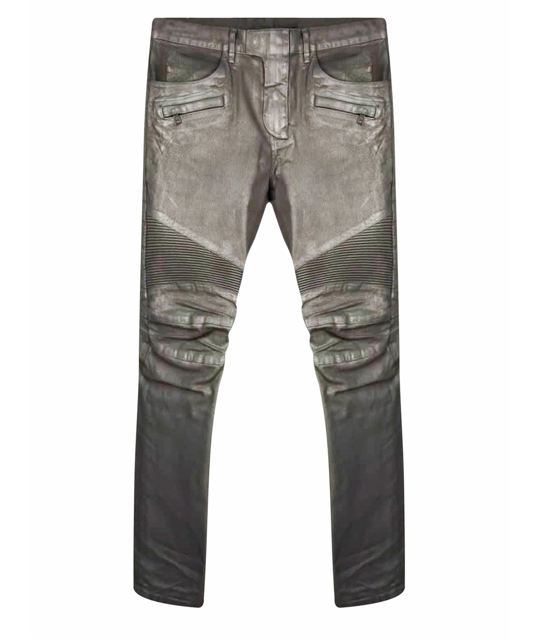 BALMAIN Серые прямые джинсы, фото 1