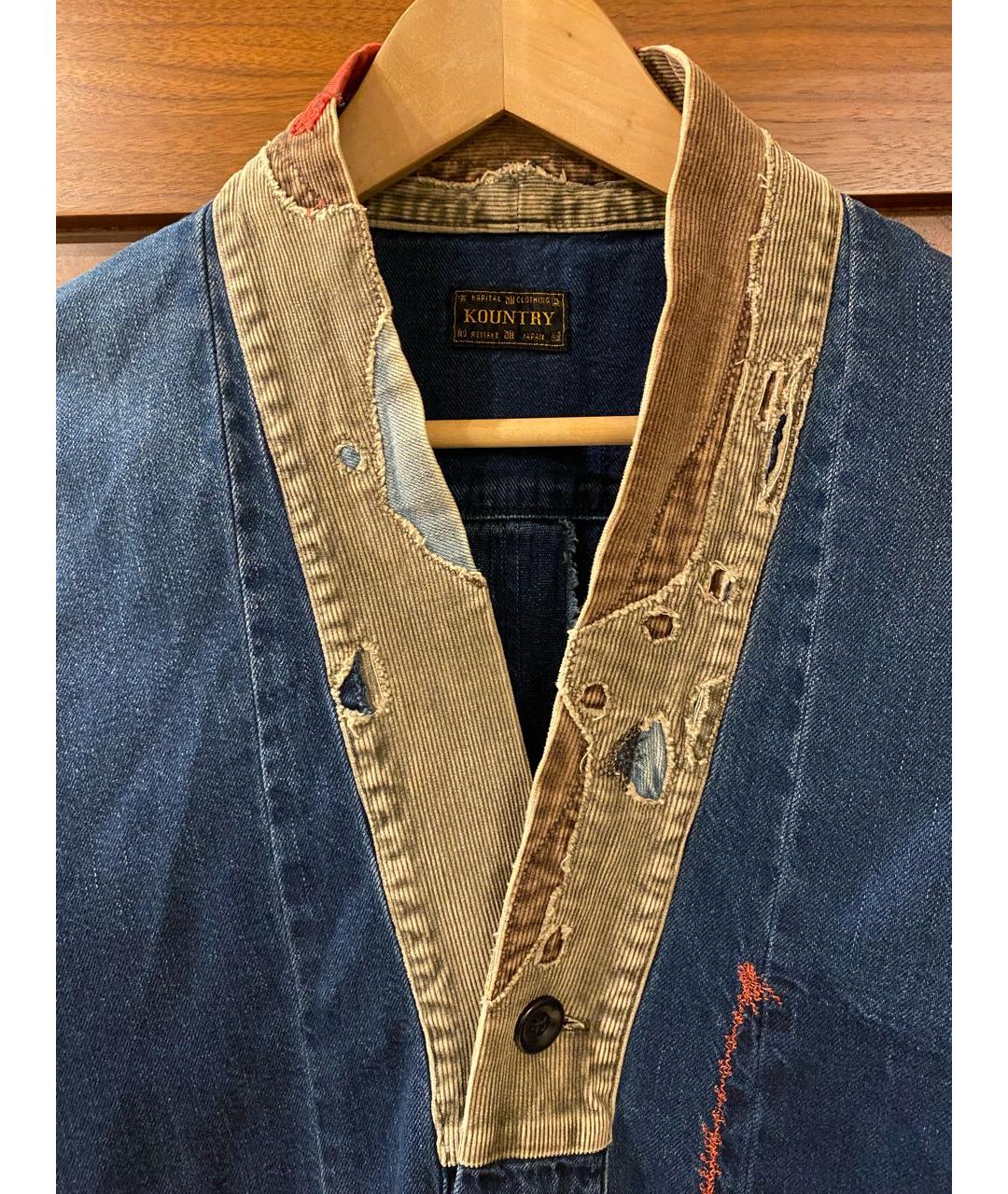 Kapital Синий деним пиджак, фото 3