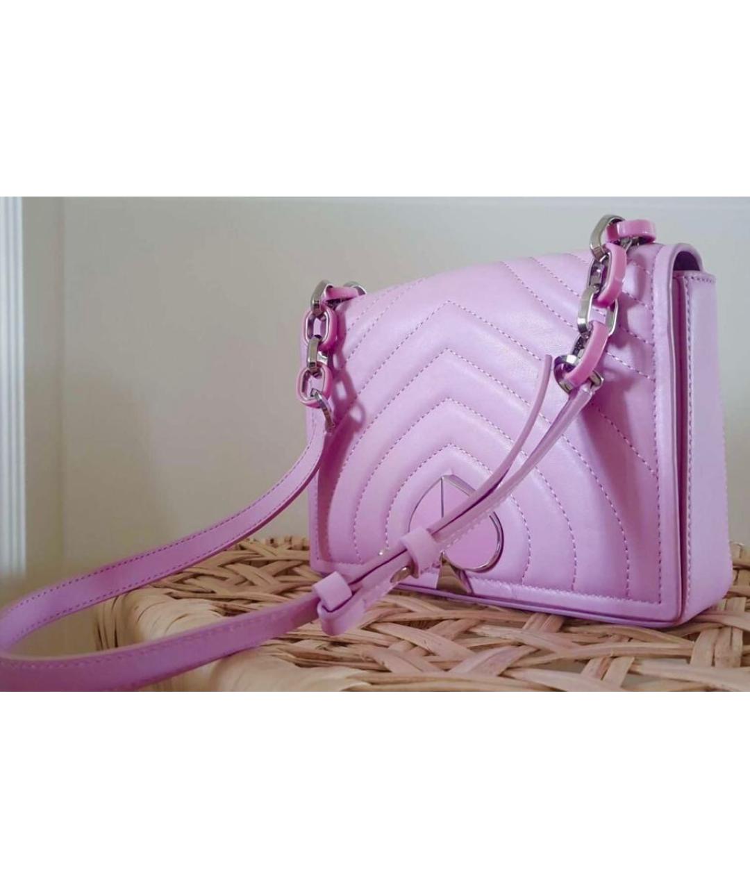KATE SPADE Фиолетовая кожаная сумка через плечо, фото 2