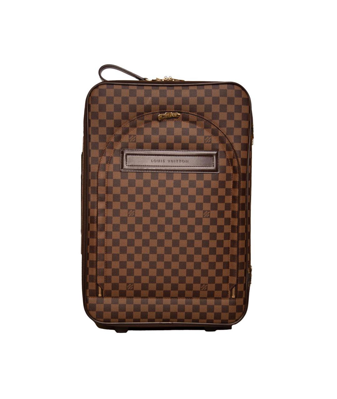 LOUIS VUITTON Коричневый чемодан, фото 1