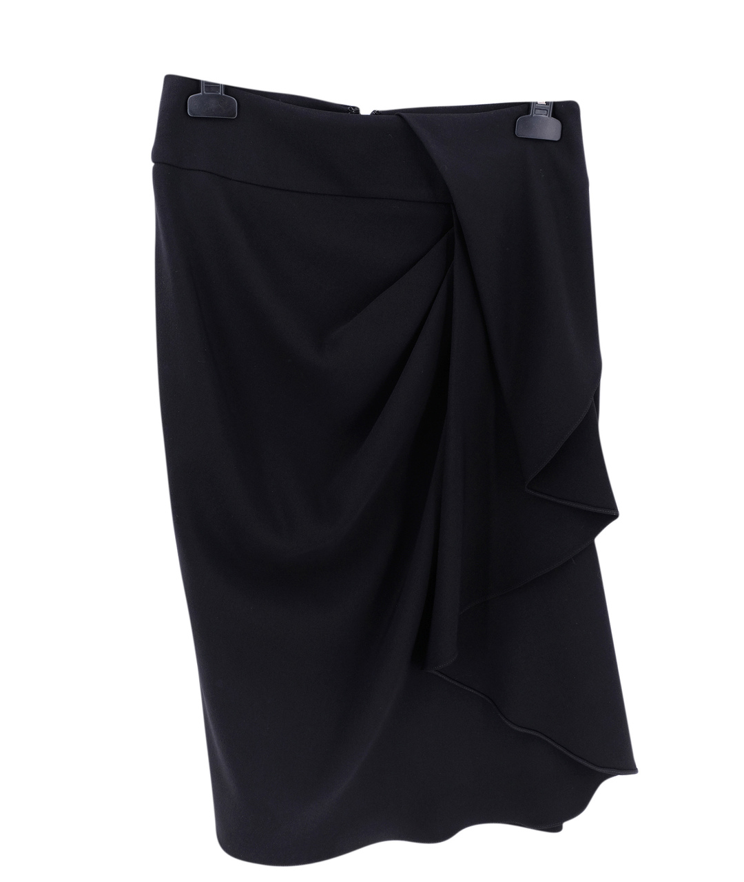 MICHAEL KORS Черная шерстяная юбка миди, фото 1