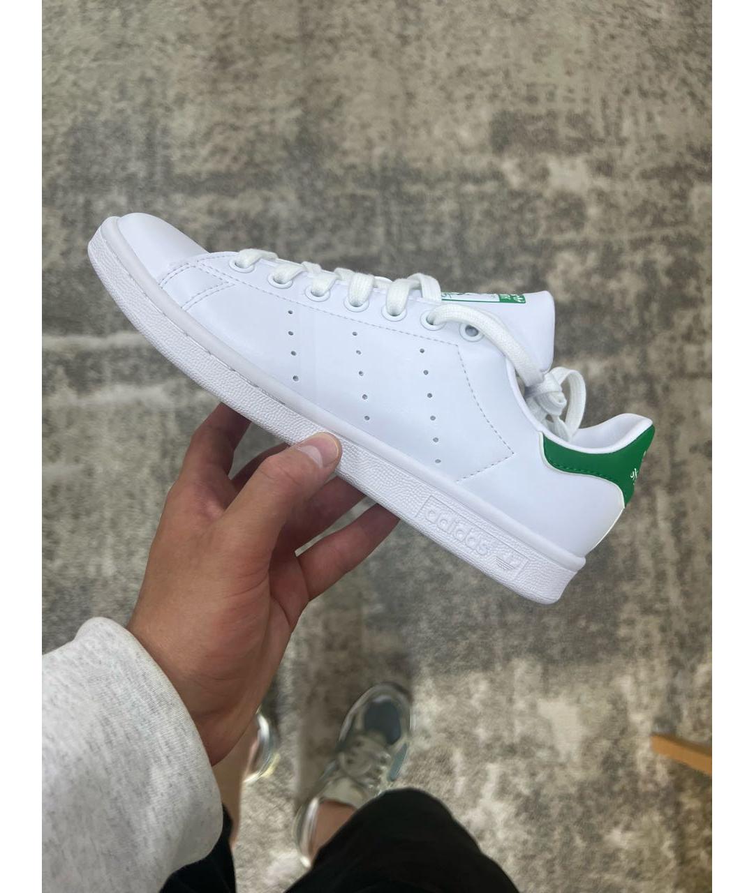 ADIDAS Белые кожаные кеды, фото 5