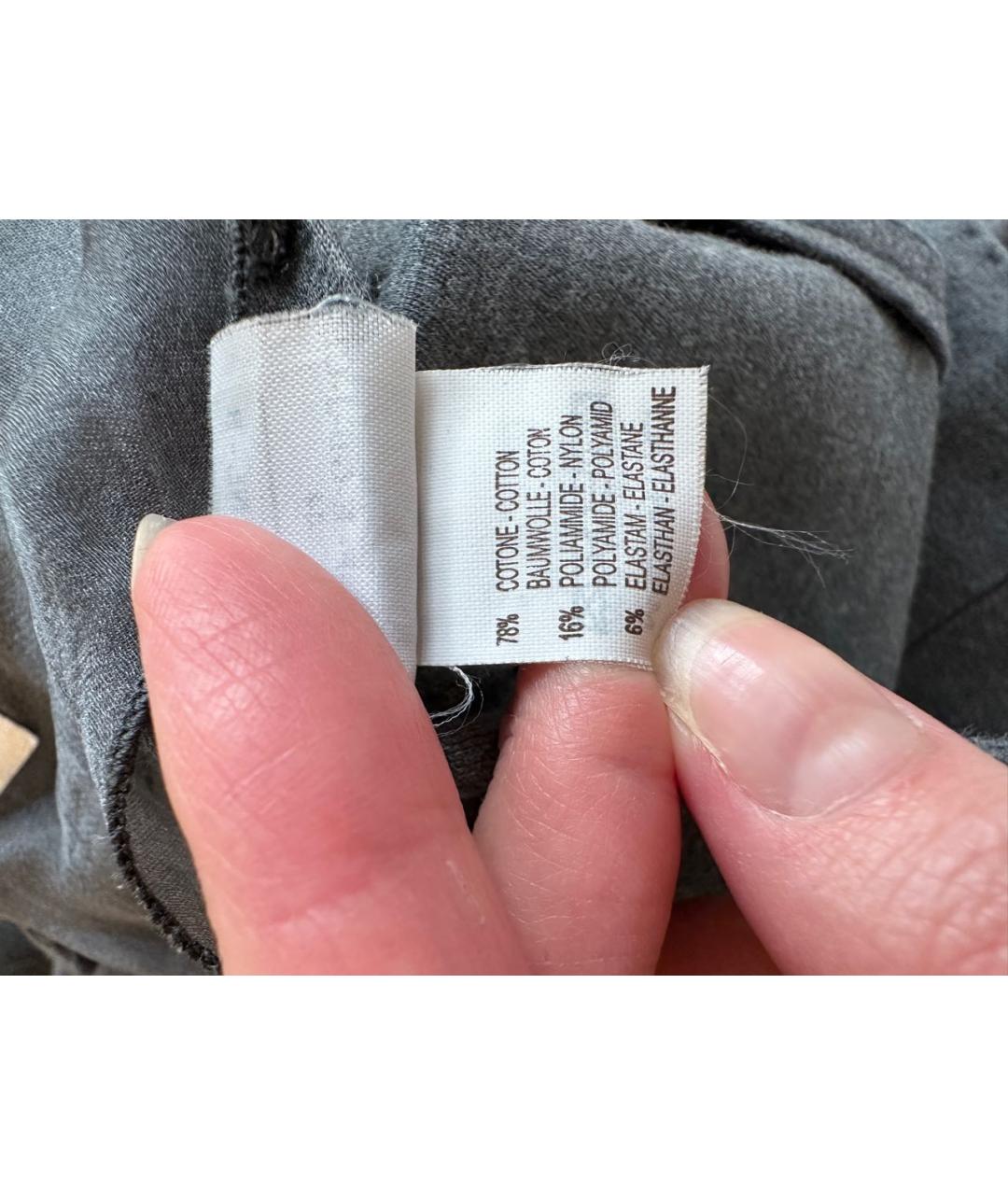 BRUNELLO CUCINELLI Серый хлопковый жакет/пиджак, фото 4