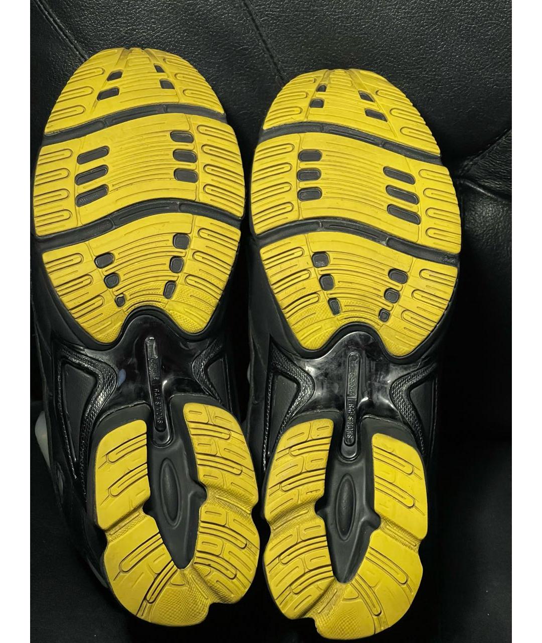 ADIDAS X RAF SIMONS Черные кожаные низкие кроссовки / кеды, фото 8
