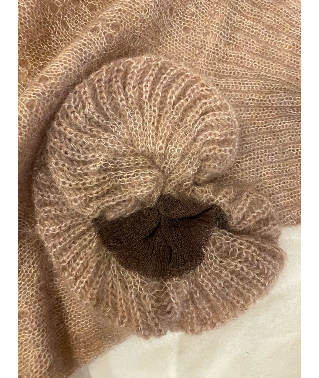 ERMANNO SCERVINO Розовый шерстяной джемпер / свитер, фото 4