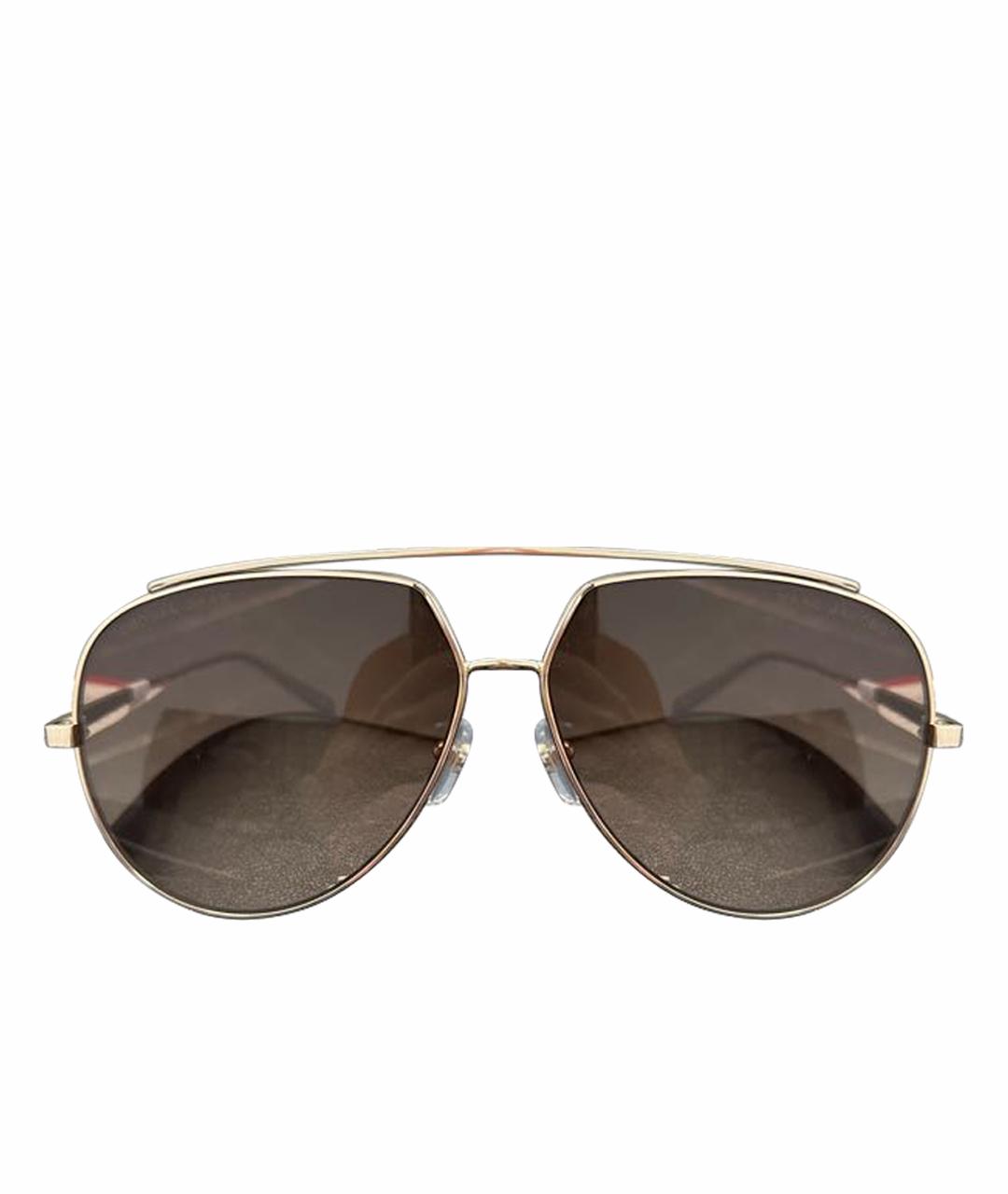 MARC JACOBS Золотые металлические солнцезащитные очки, фото 1