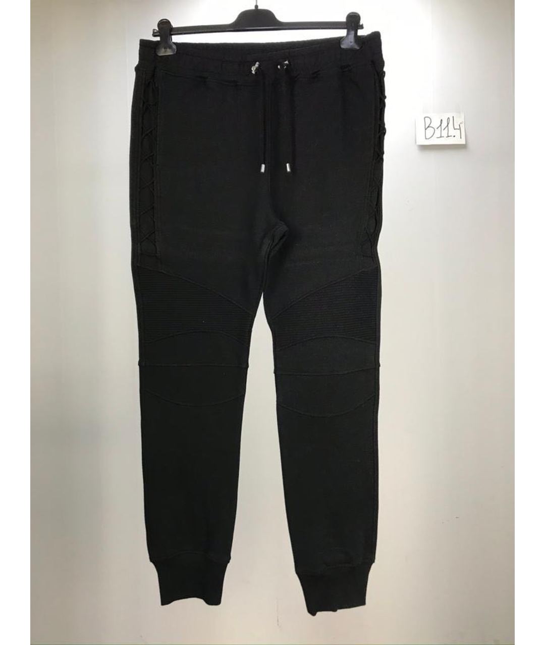 BALMAIN Черные повседневные брюки, фото 6