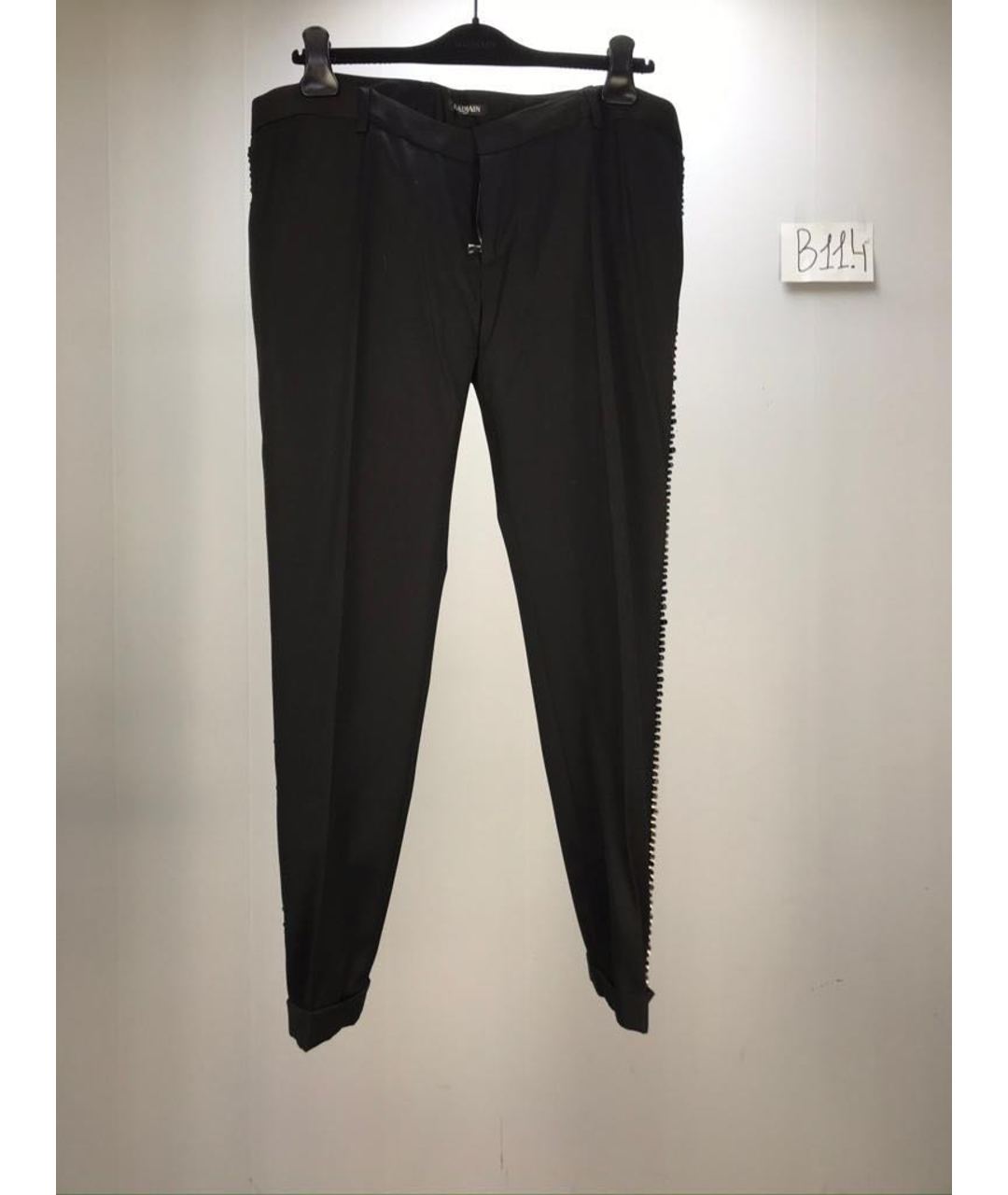 BALMAIN Черные брюки чинос, фото 6