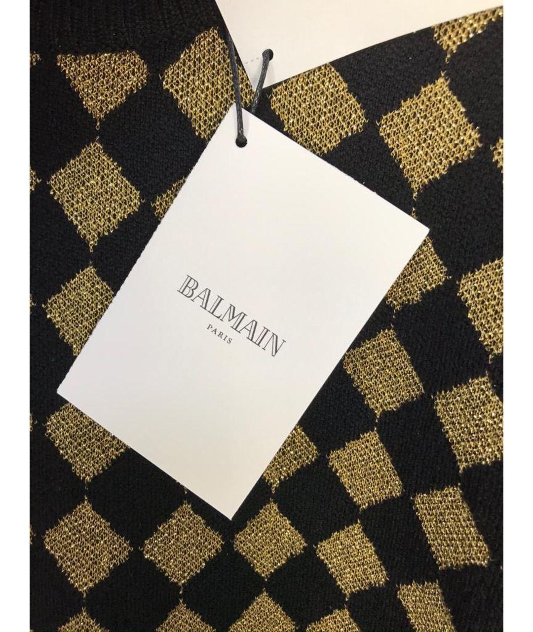 BALMAIN Золотой джемпер / свитер, фото 4