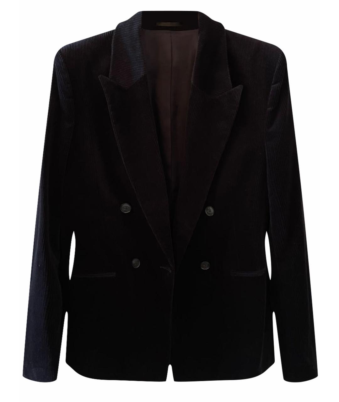 FILIPPA-K Черный хлопковый жакет/пиджак, фото 1