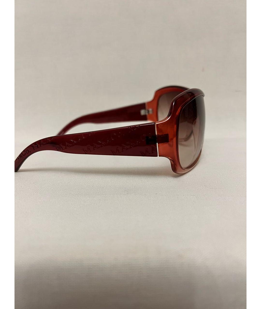 MAX&CO Бордовые пластиковые солнцезащитные очки, фото 2