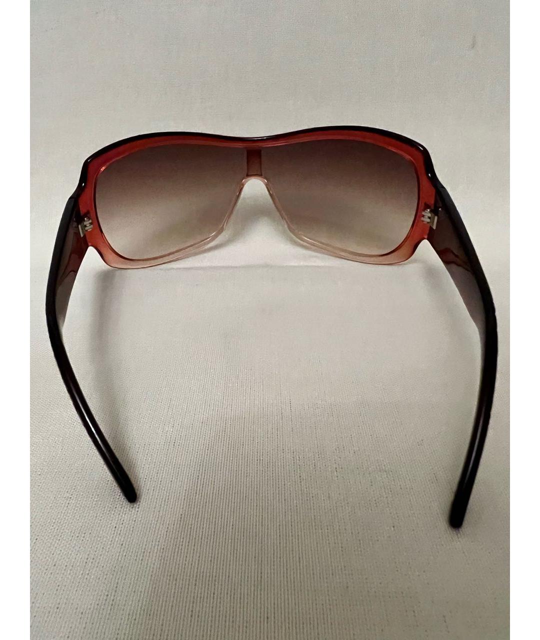 MAX&CO Бордовые пластиковые солнцезащитные очки, фото 7