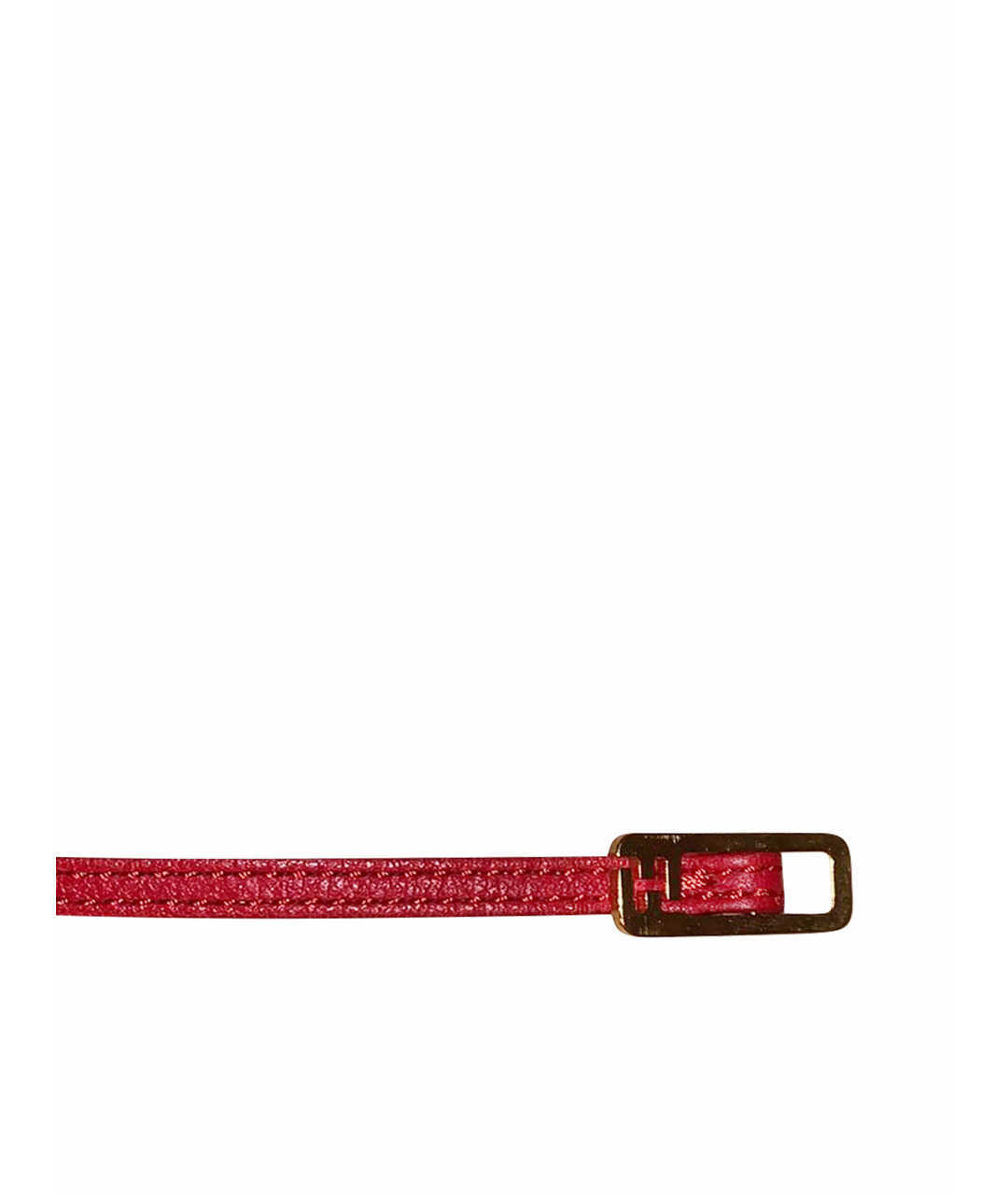 FENDI Красный кожаный браслет, фото 1