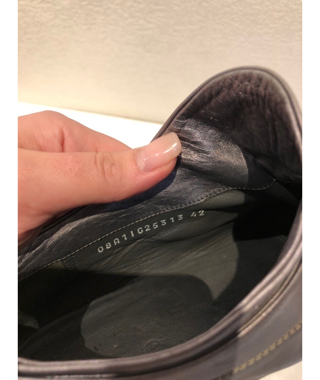 CHANEL PRE-OWNED Серебряные кожаные кроссовки, фото 6