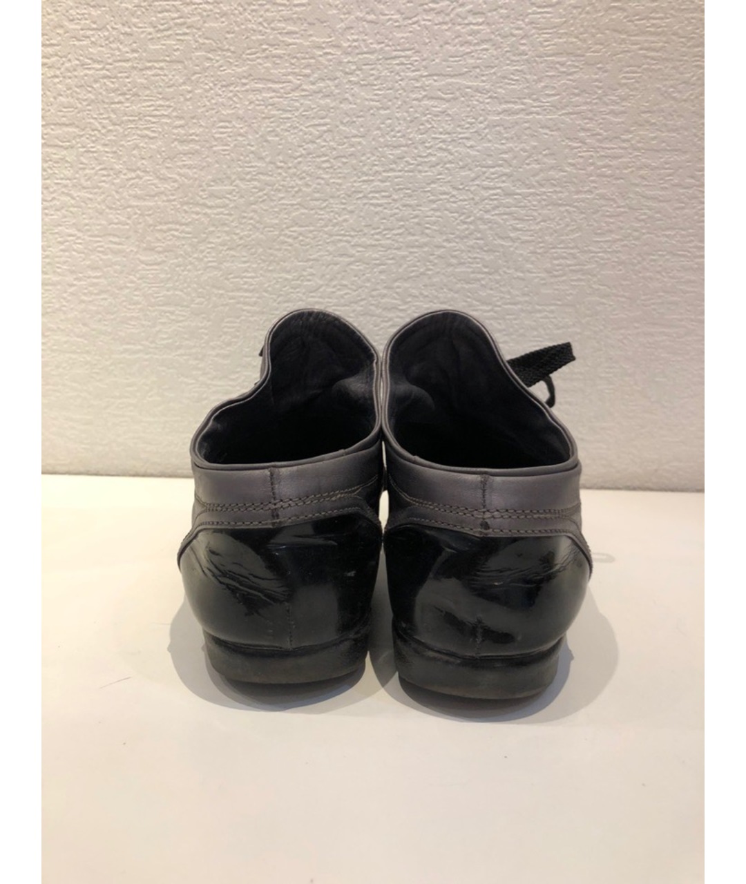CHANEL PRE-OWNED Серебряные кожаные кроссовки, фото 4