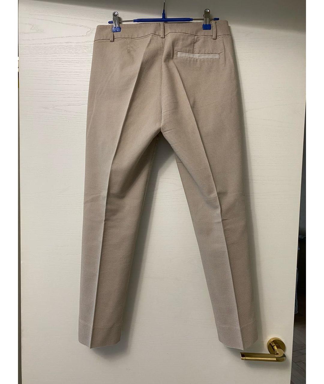 MAX&CO Бежевые прямые брюки, фото 2
