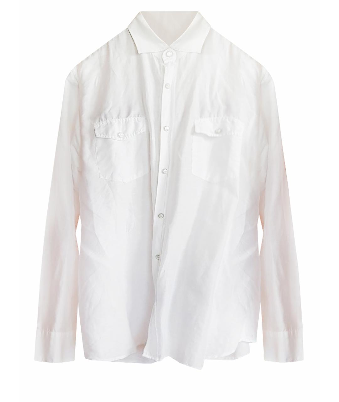 BRIONI Белая льняная кэжуал рубашка, фото 1
