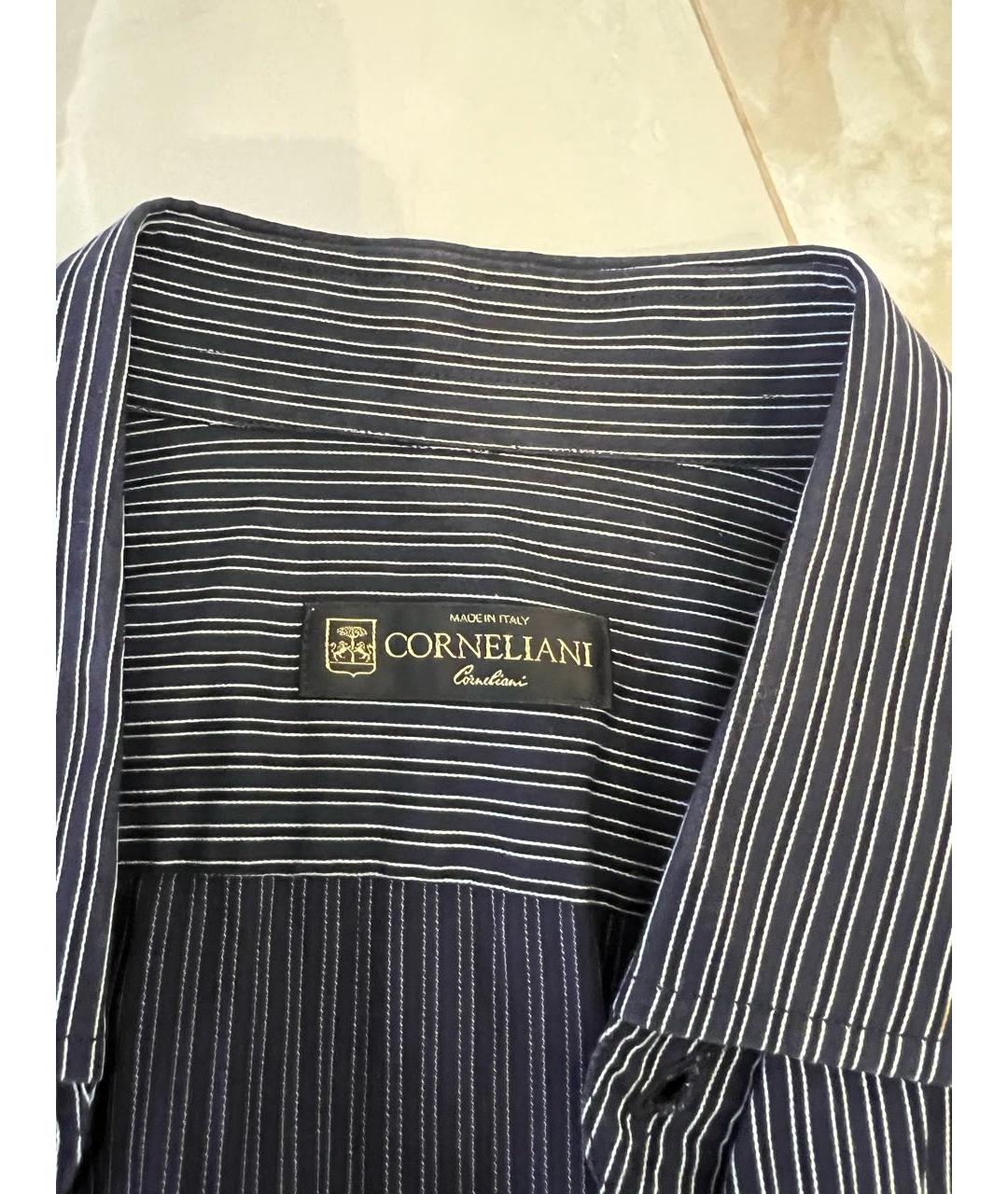 CORNELIANI Антрацитовая хлопковая классическая рубашка, фото 2