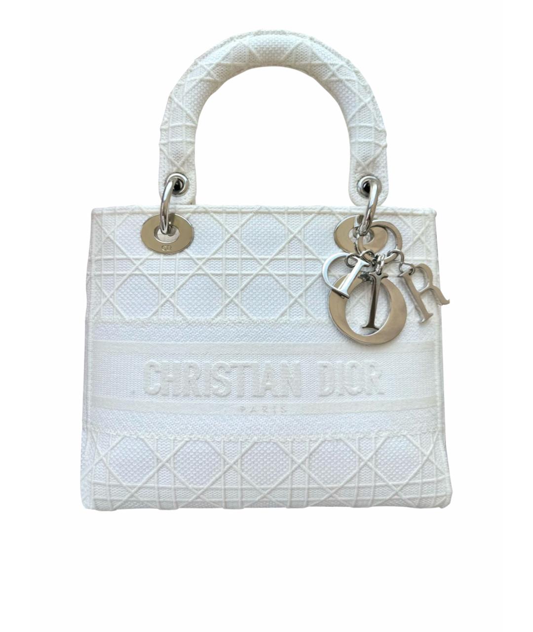 CHRISTIAN DIOR Тканевая сумка с короткими ручками, фото 1