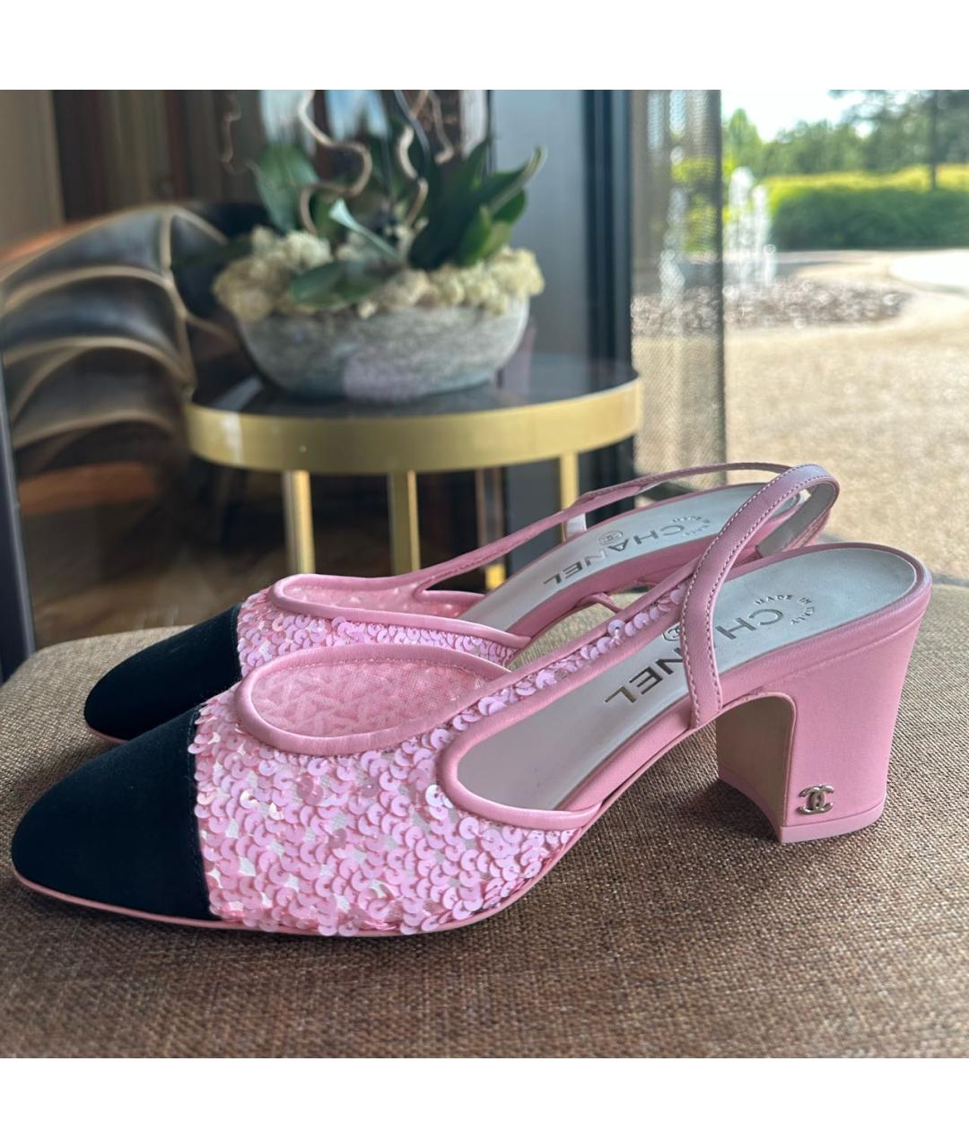 CHANEL Розовые туфли, фото 8