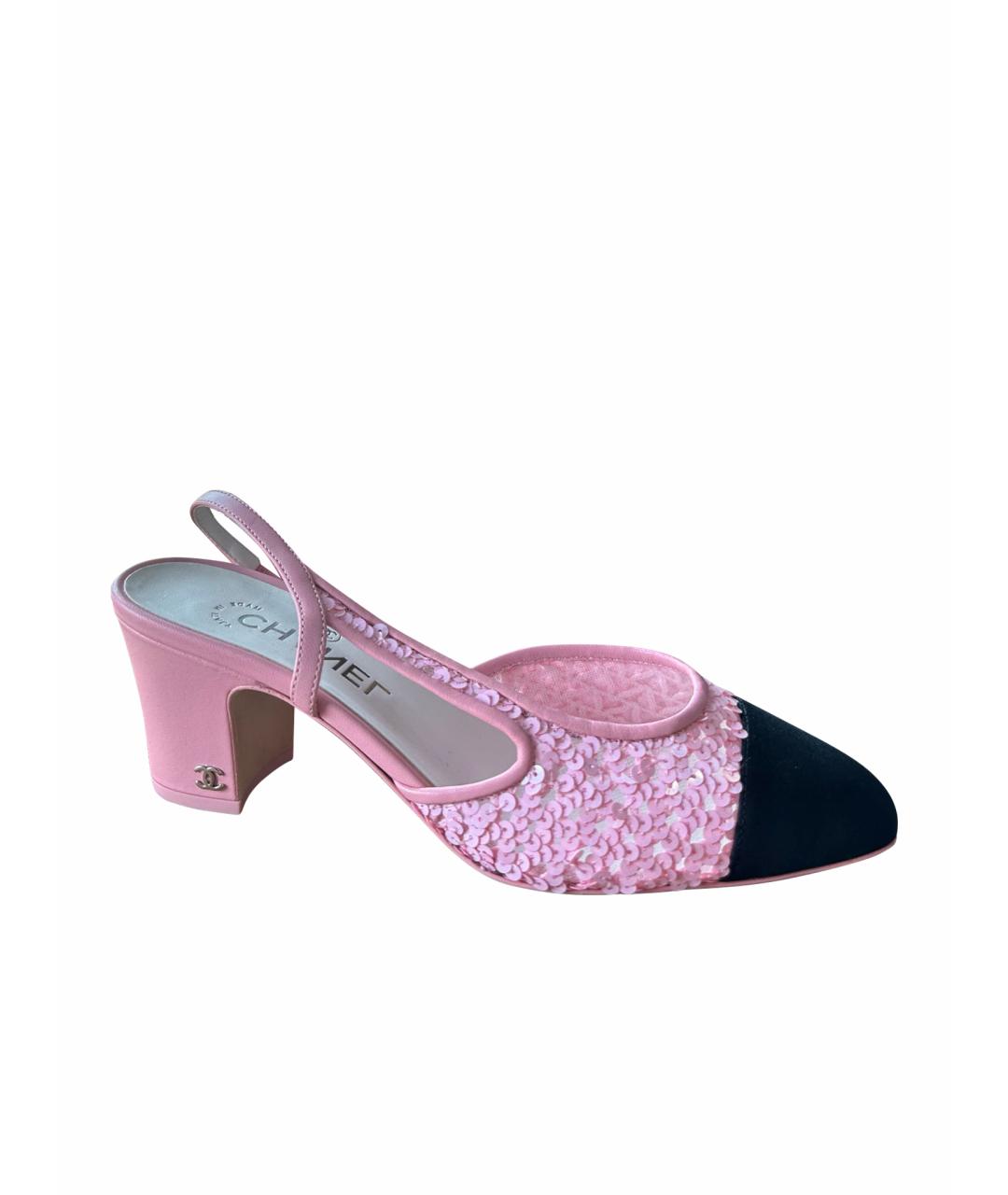 CHANEL Розовые туфли, фото 1
