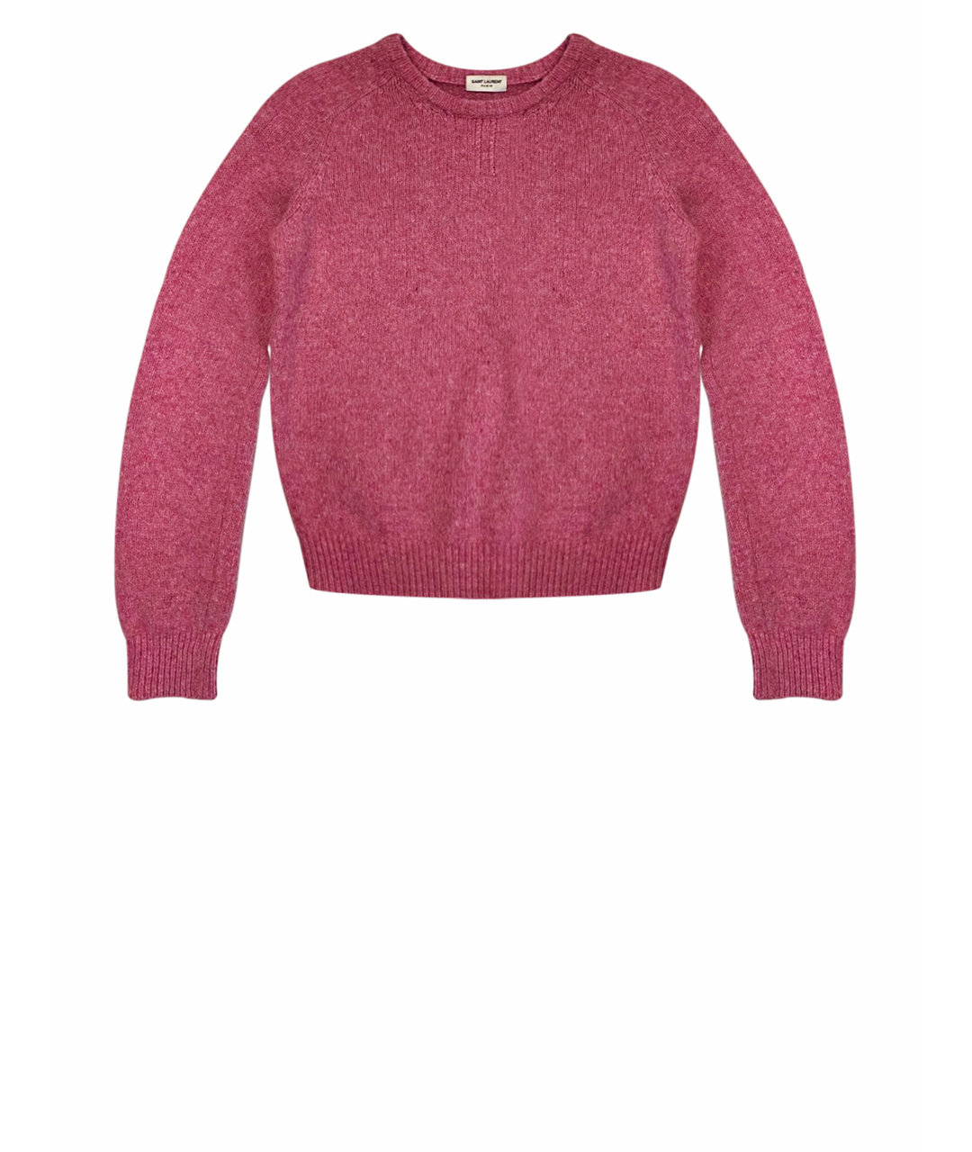 SAINT LAURENT Розовый шерстяной джемпер / свитер, фото 1