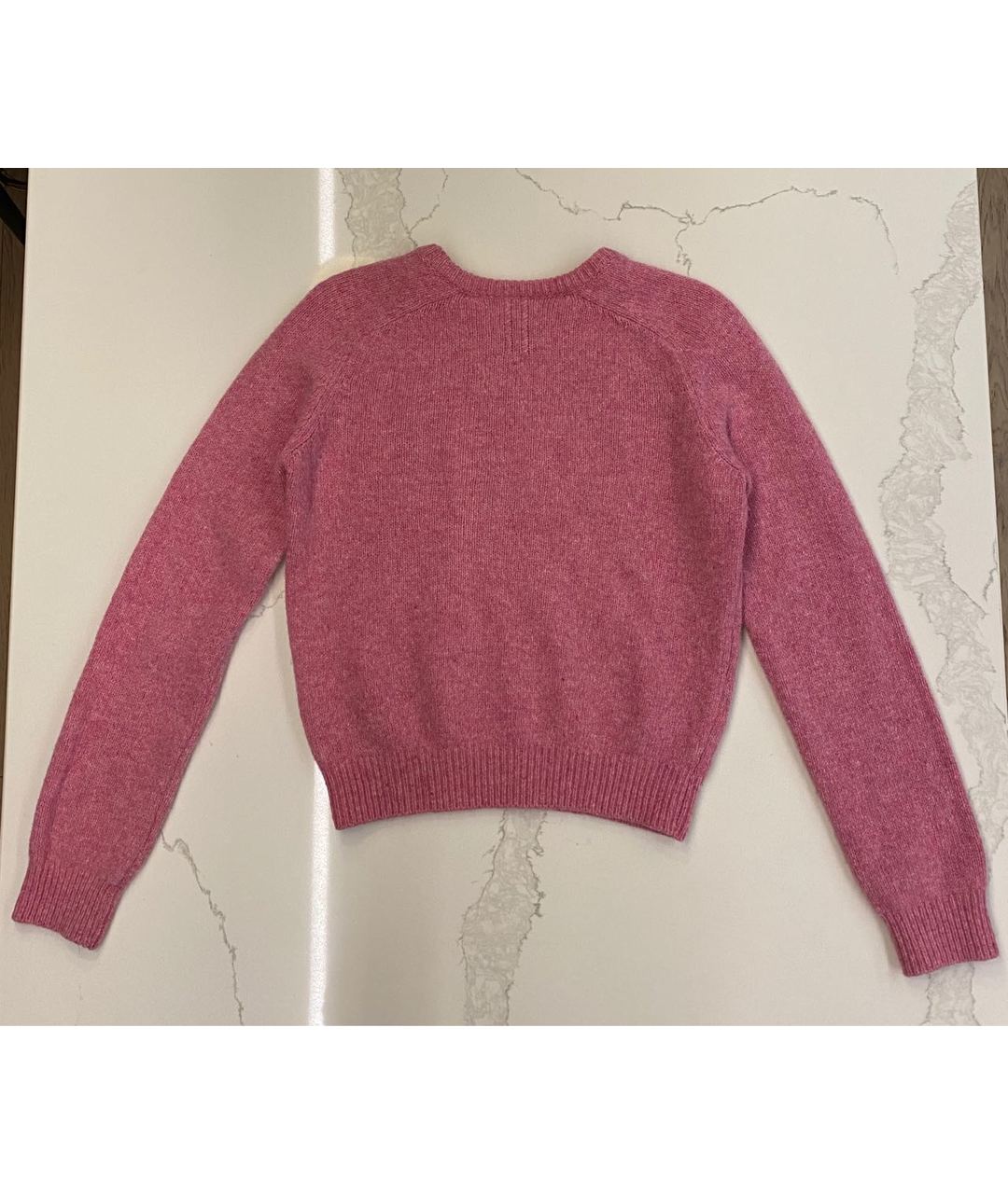 SAINT LAURENT Розовый шерстяной джемпер / свитер, фото 2