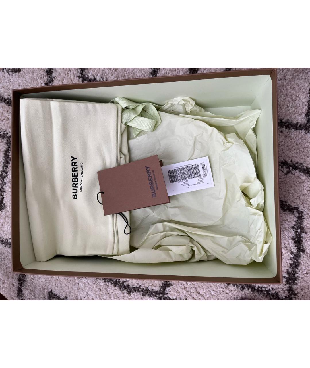 BURBERRY Бордовые туфли из лакированной кожи, фото 8