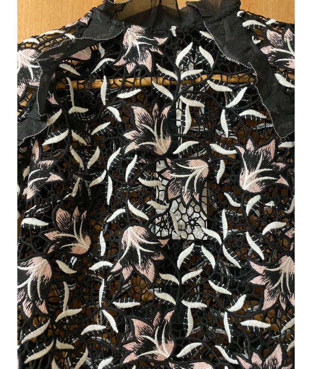 SELF-PORTRAIT Мульти полиэстеровая рубашка, фото 3