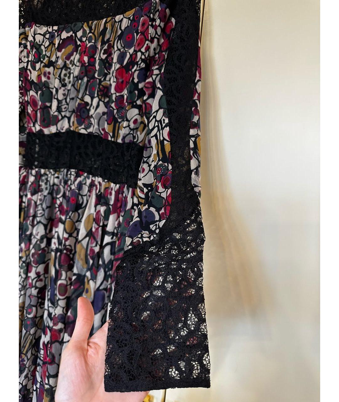 ELIE SAAB Мульти шелковое вечернее платье, фото 4