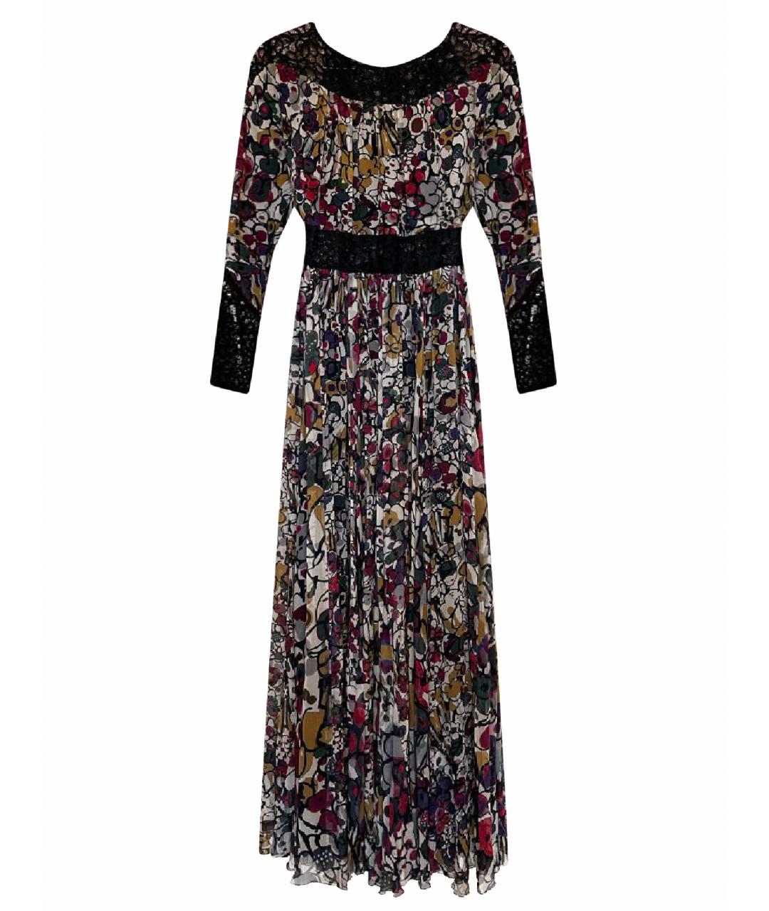 ELIE SAAB Мульти шелковое вечернее платье, фото 1