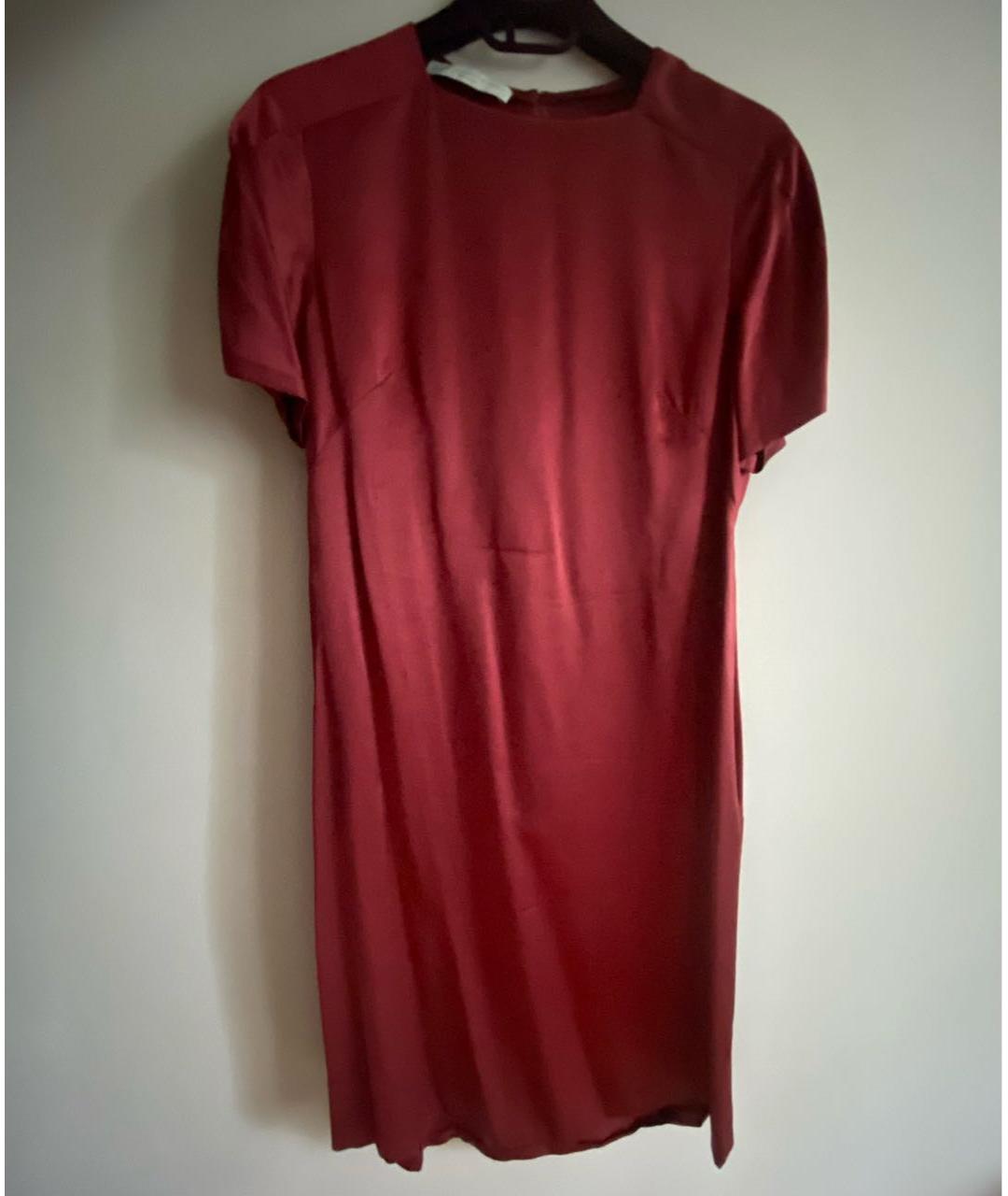 STELLA MCCARTNEY Бордовое полиамидовое платье, фото 7