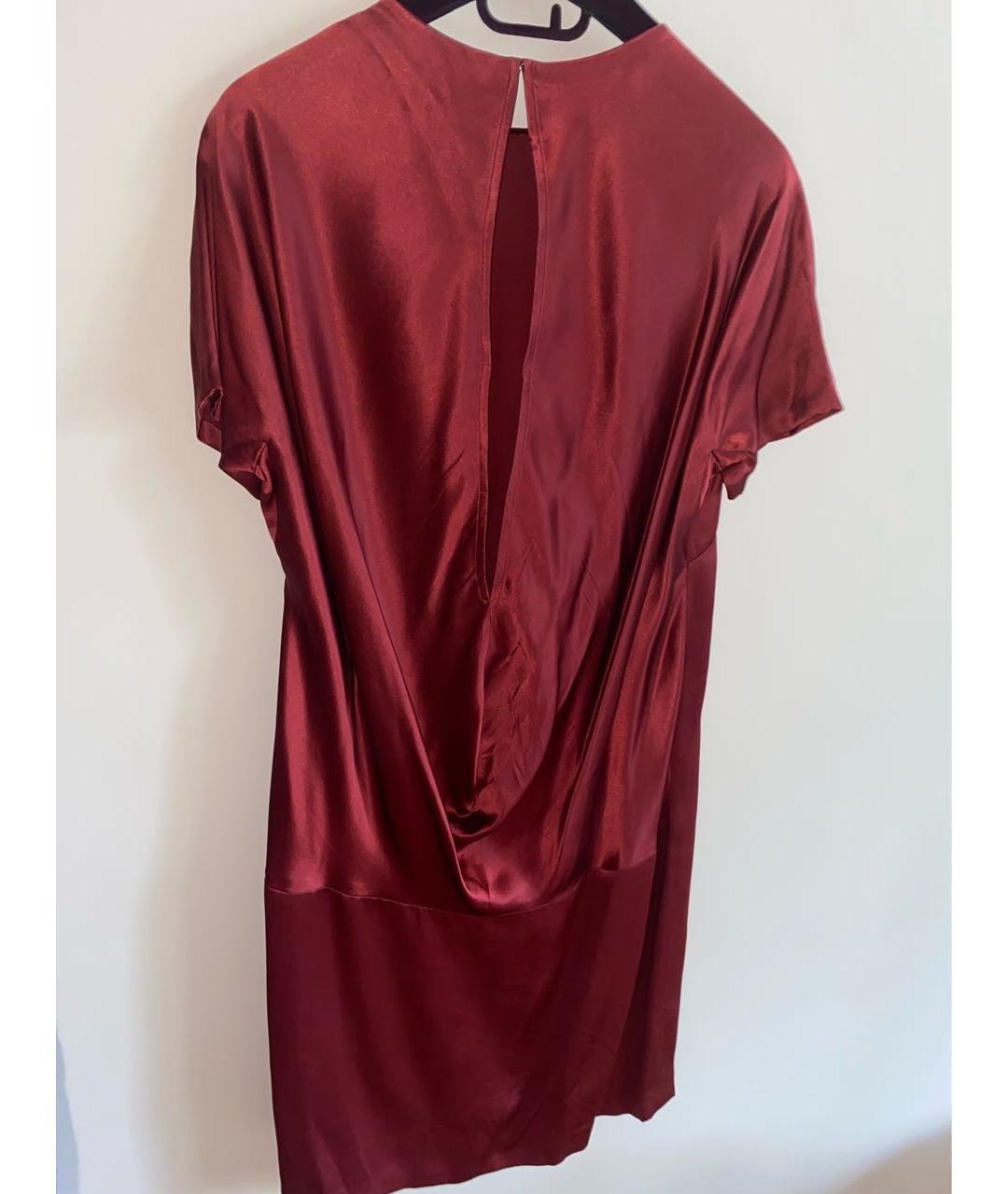 STELLA MCCARTNEY Бордовое полиамидовое платье, фото 2