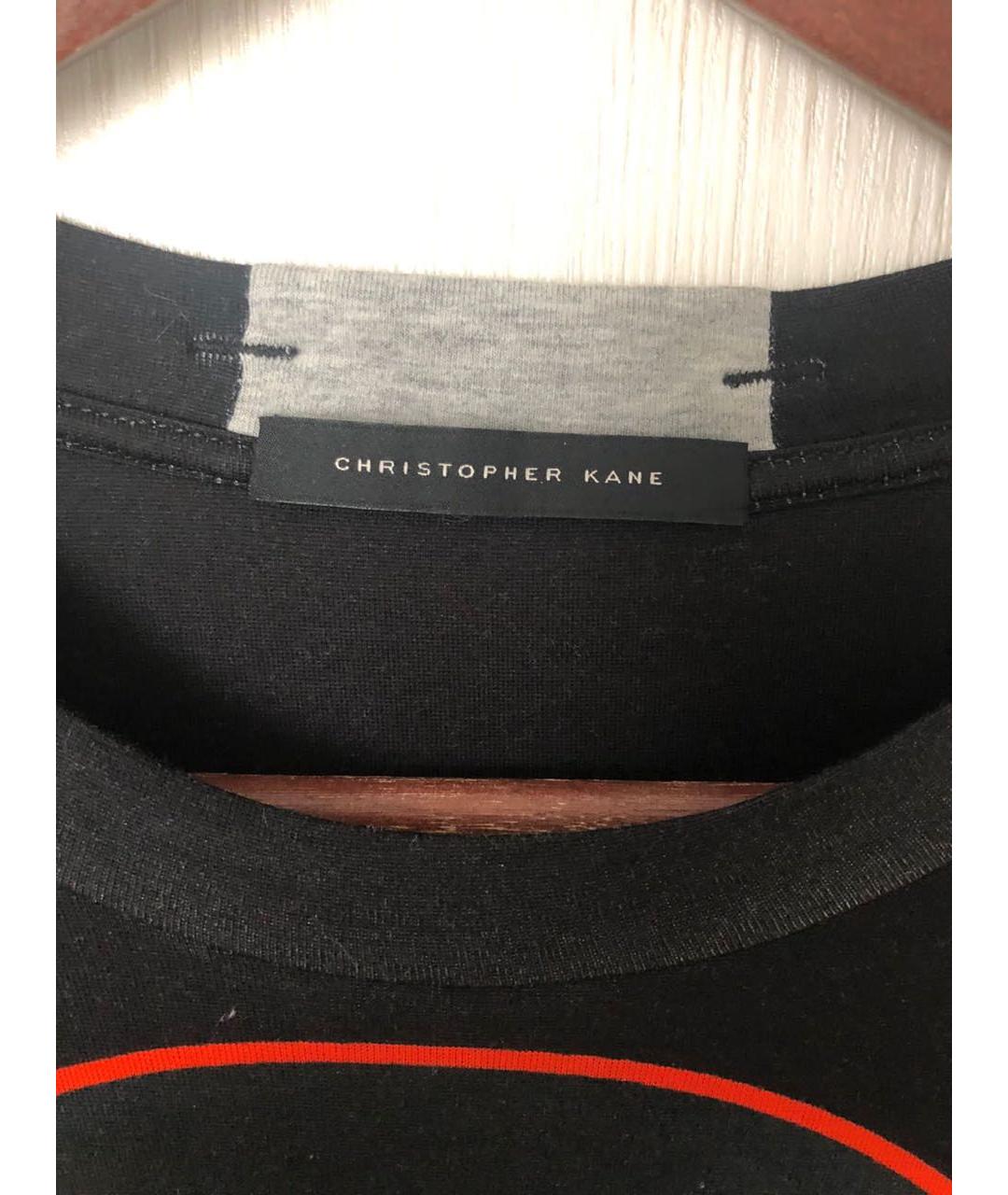CHRISTOPHER KANE Черная футболка, фото 4
