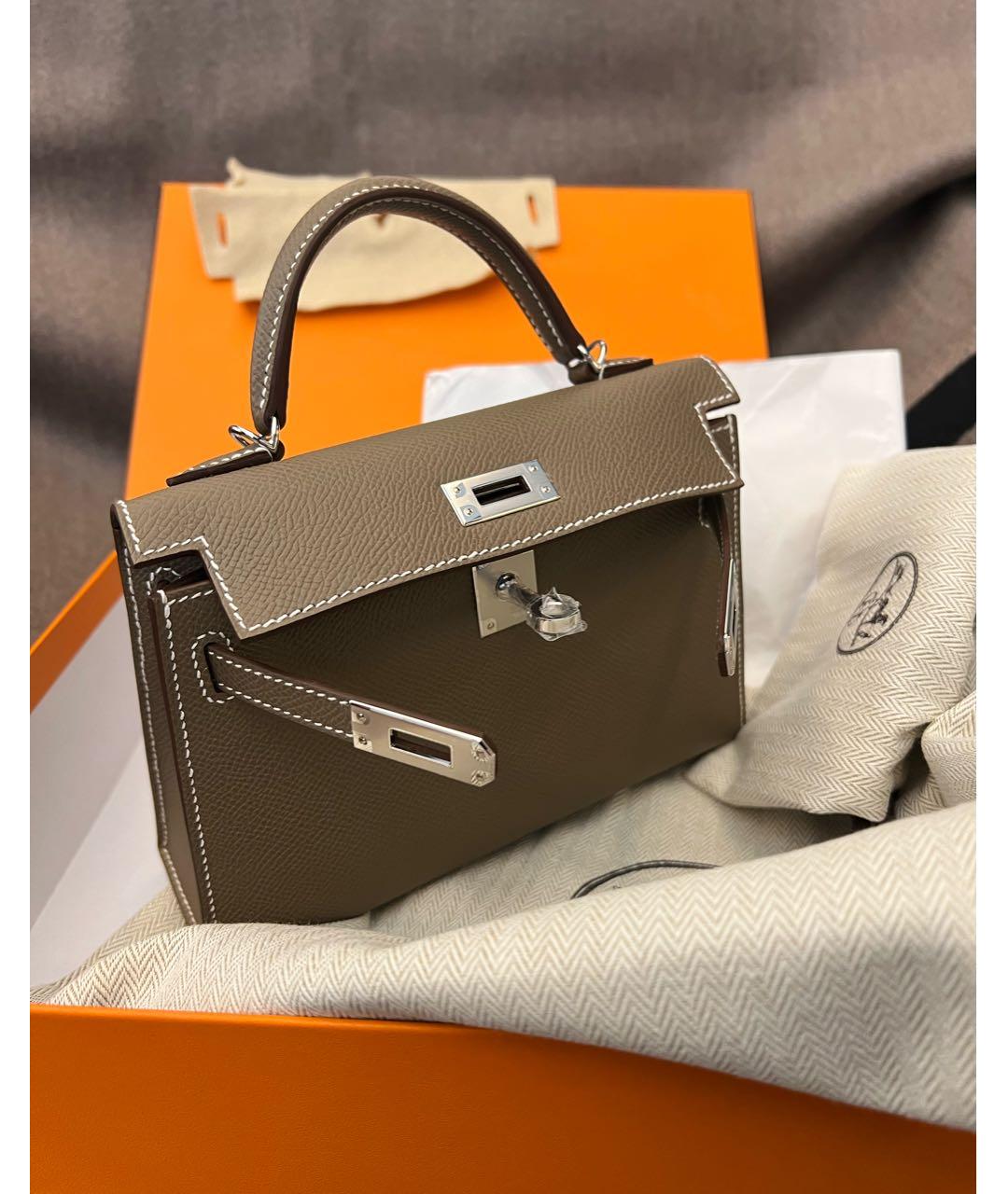 HERMES Кожаная сумка тоут, фото 2