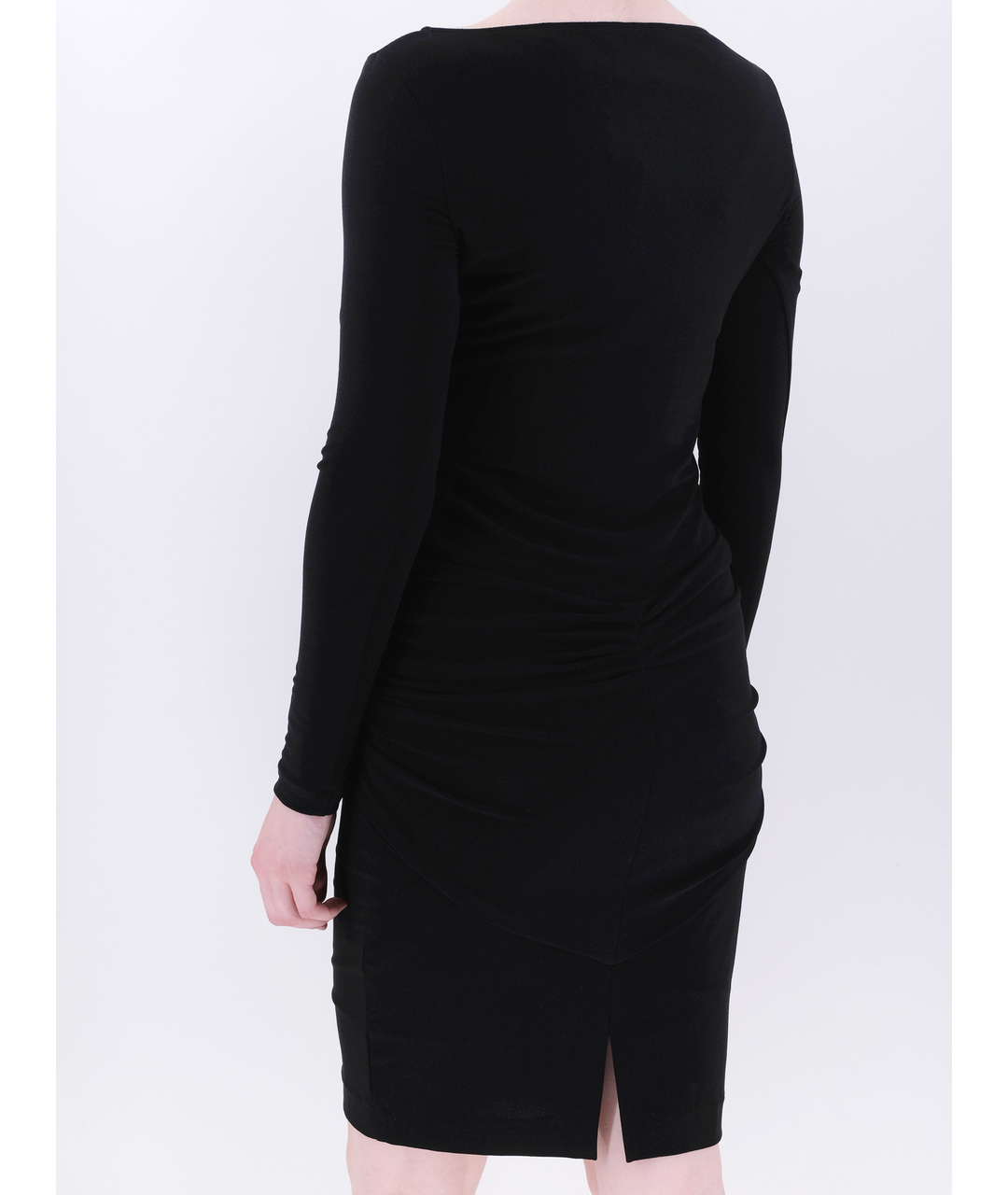 ROBERTO CAVALLI Черное полиэстеровое повседневное платье, фото 3