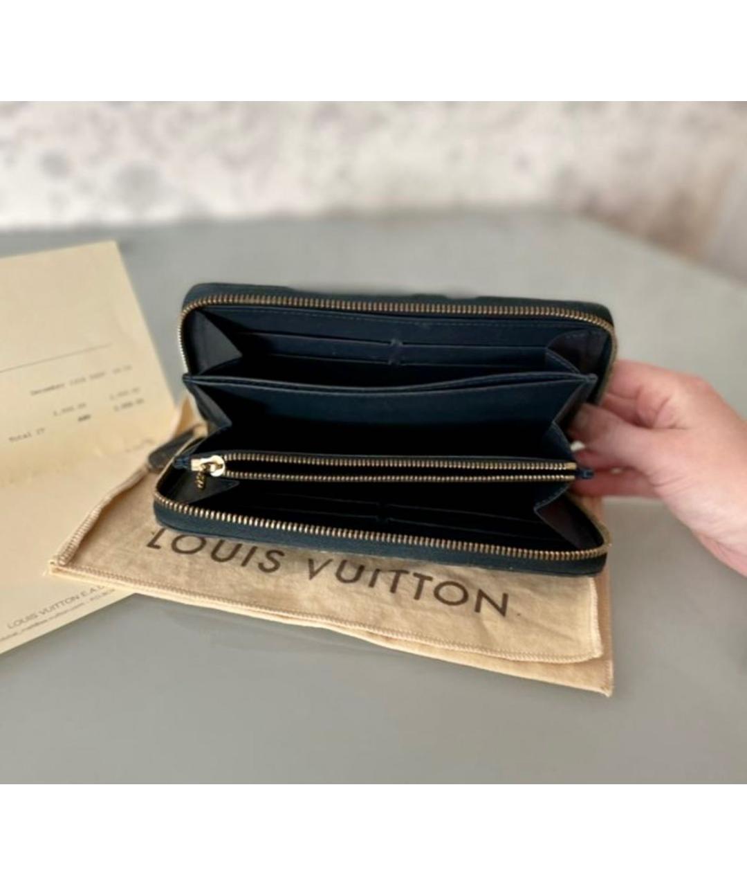 LOUIS VUITTON Зеленый кошелек из лакированной кожи, фото 5