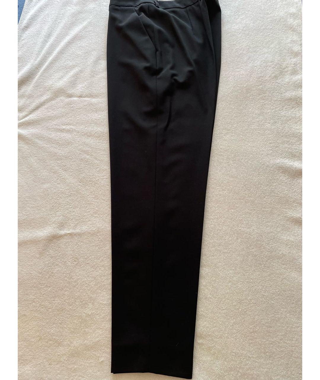 ESCADA Черные шерстяные брюки узкие, фото 5
