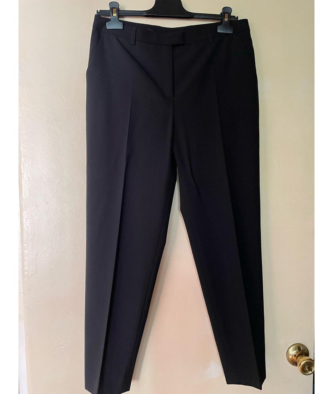 ESCADA Черные шерстяные брюки узкие, фото 6