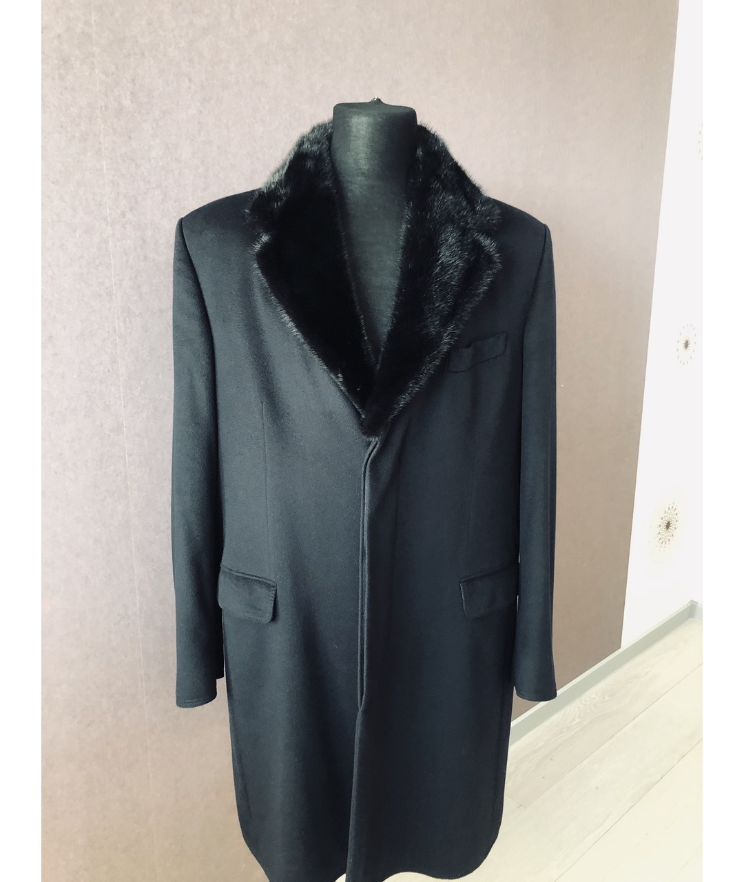 ZILLI Черное кашемировое пальто, фото 8