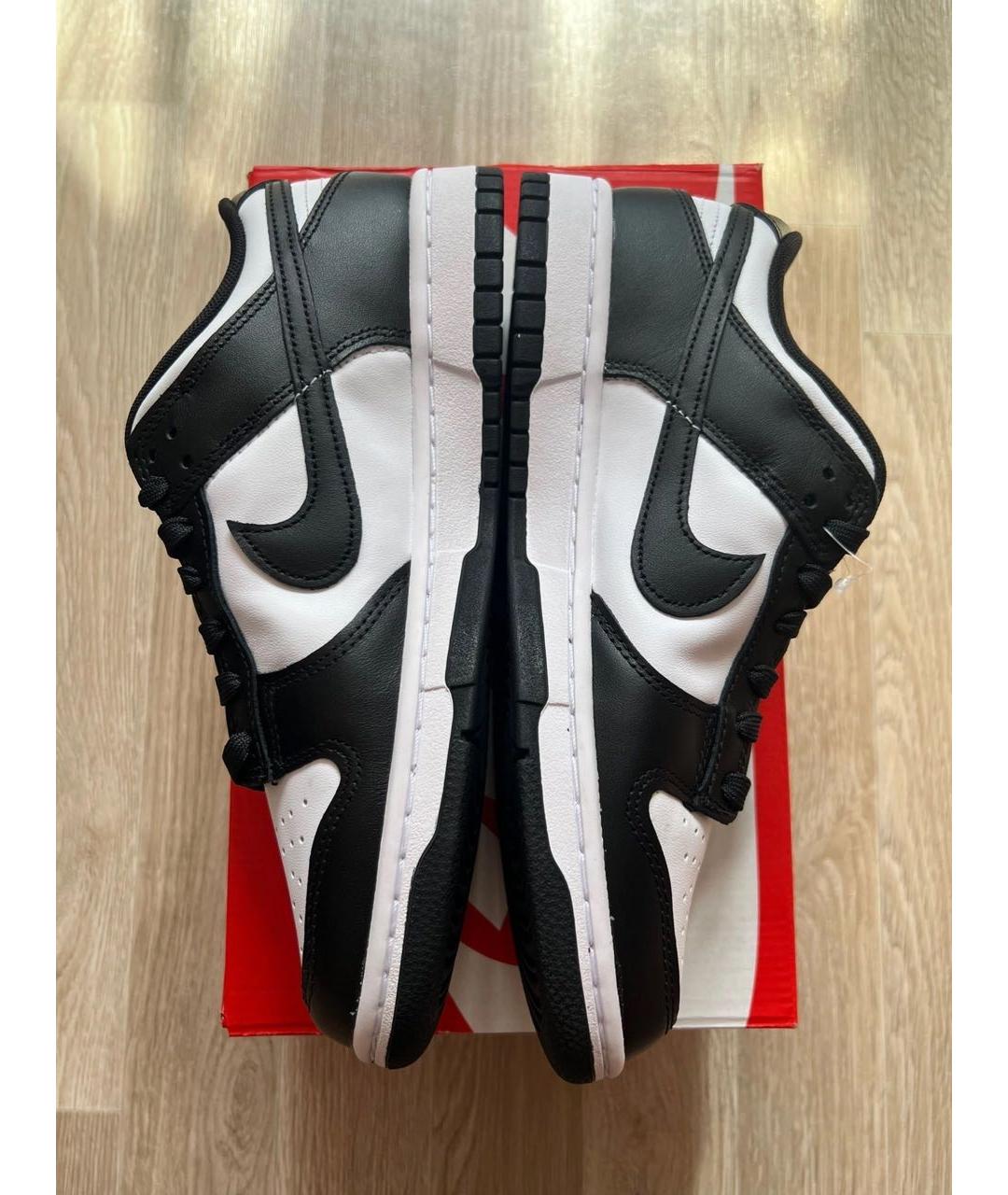NIKE Кожаные низкие кроссовки / кеды, фото 2