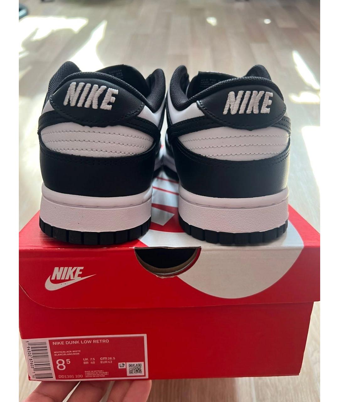 NIKE Кожаные низкие кроссовки / кеды, фото 4