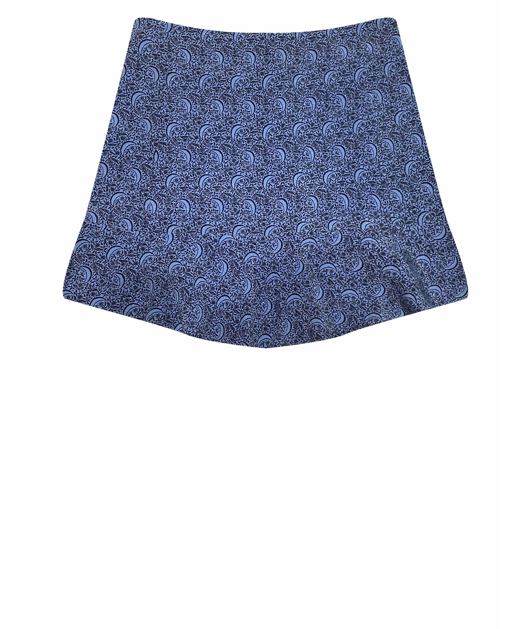 PAUL & JOE Голубая шелковая юбка мини, фото 1