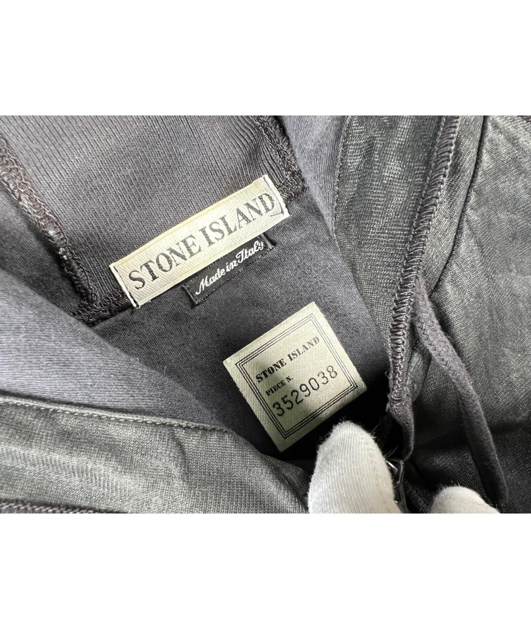 STONE ISLAND Черная куртка, фото 4