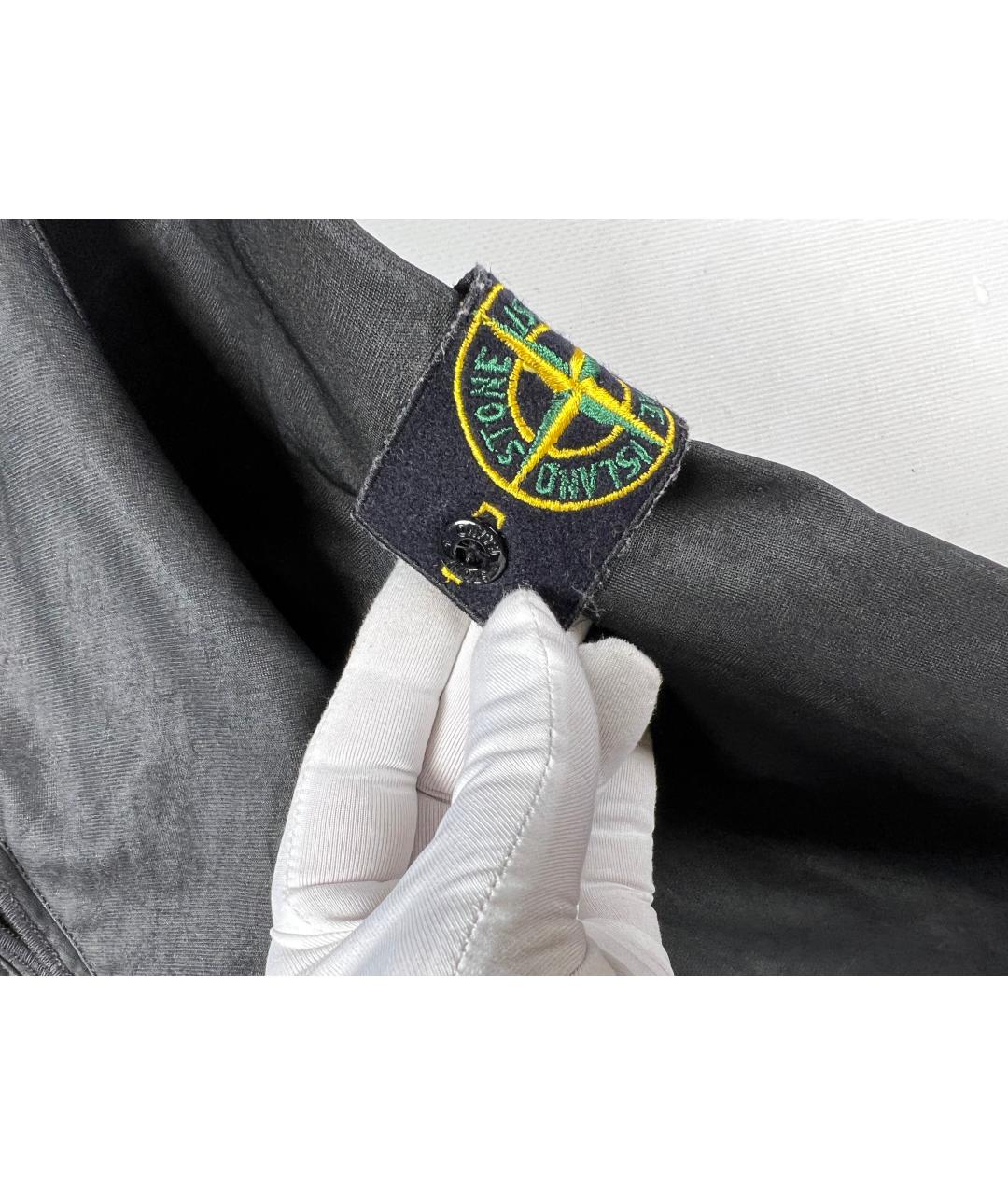 STONE ISLAND Черная куртка, фото 3