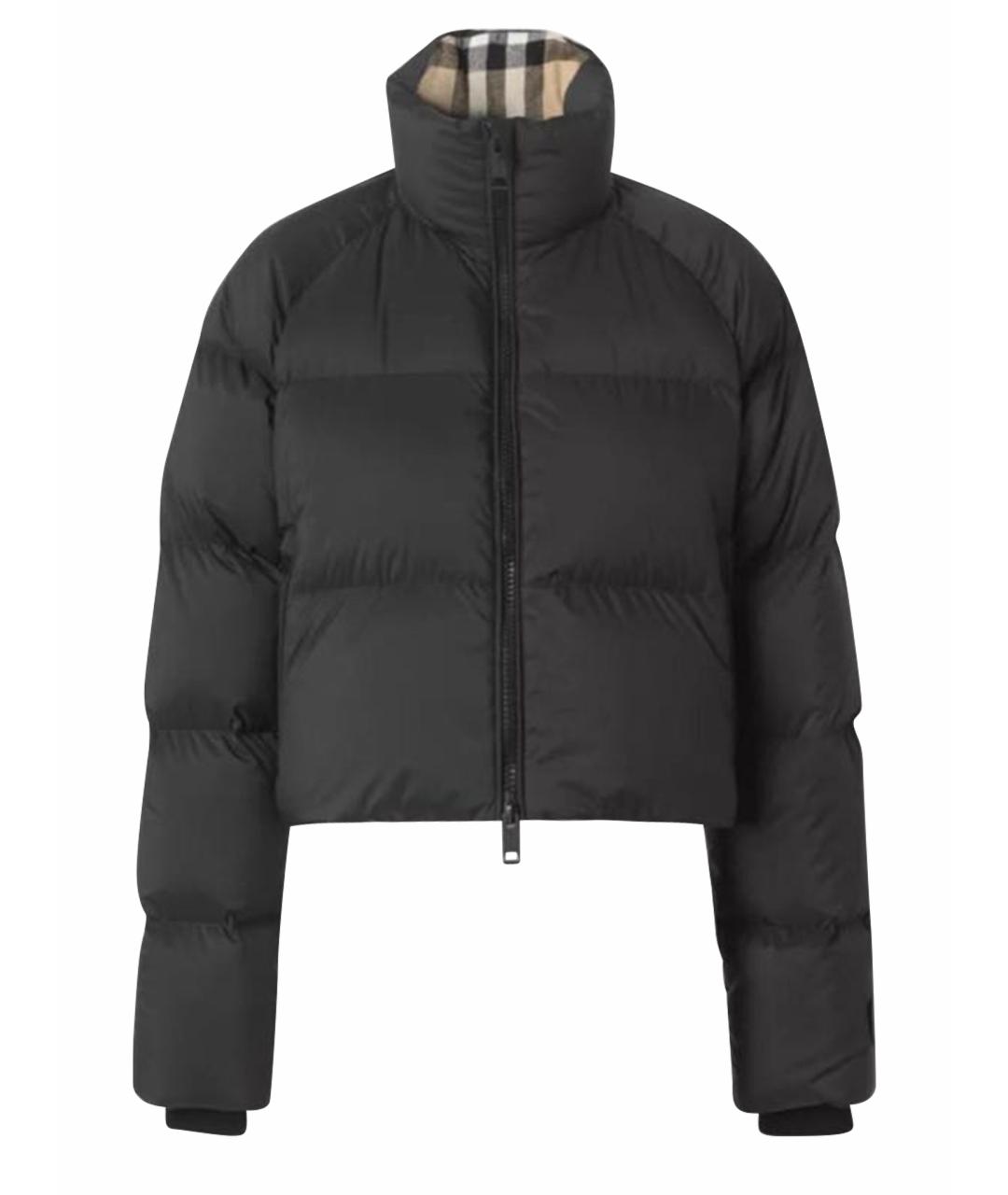 BURBERRY Черный пуховик для женщин – купить в интернет магазине с доставкой