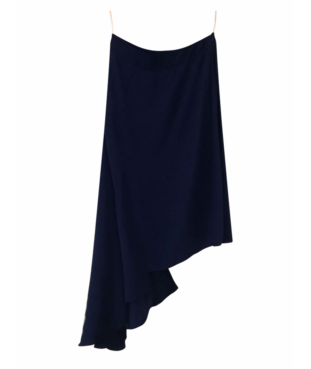 MARNI Темно-синяя креповая юбка макси, фото 1